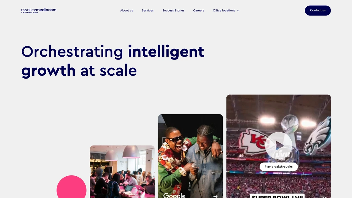 EssenceMediacom global media breakthrough and telemetry matrix showcase